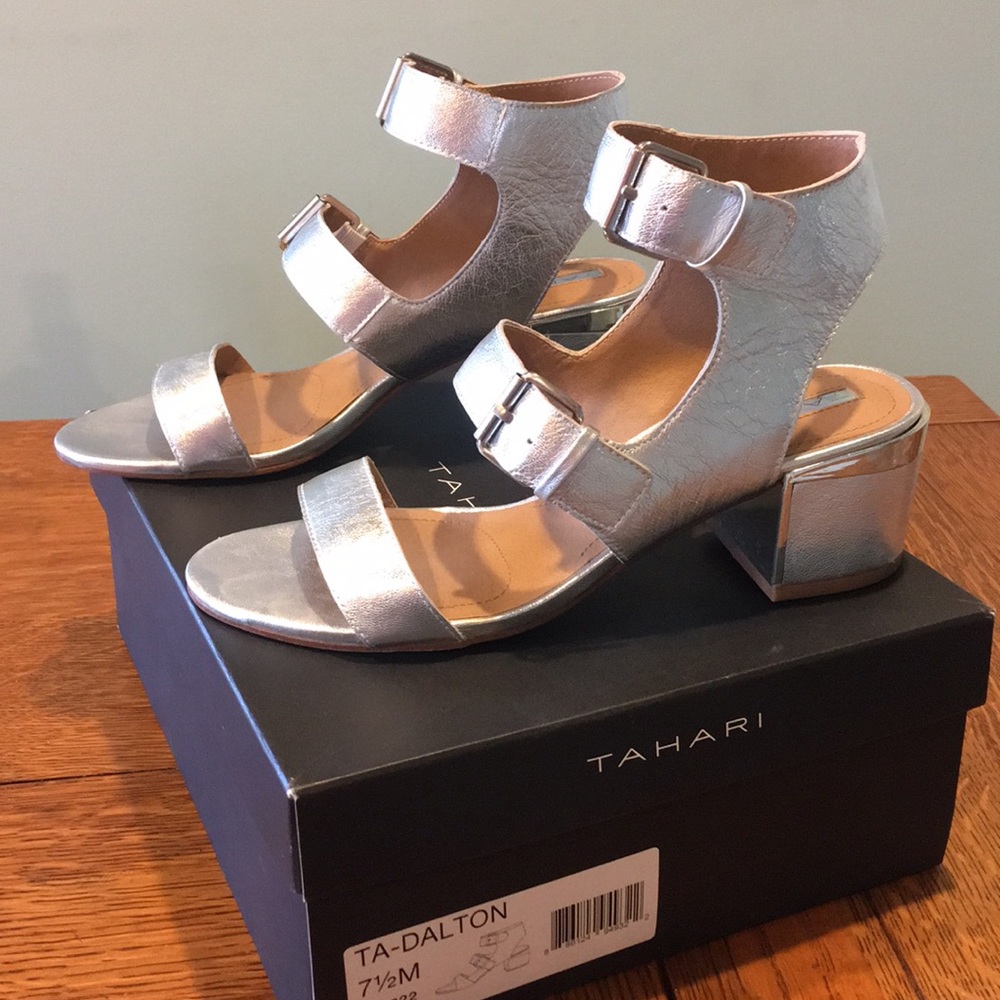 Tahari* silver  shoes
